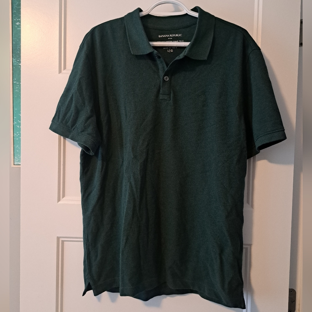 Banana Republic Organic Cotton Pique Polo